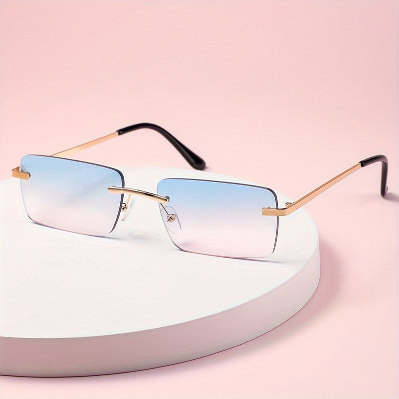 Stylish Frameless Sunglasses – Fashionable and Comfortable for Men