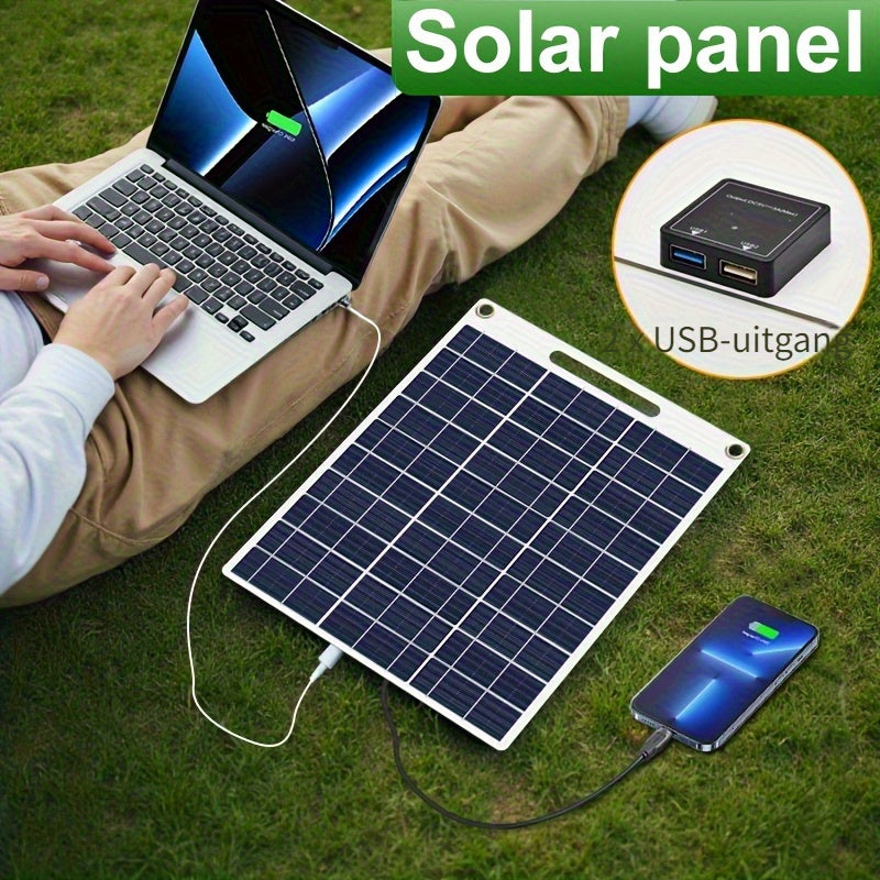 Panou Solar Portabil cu USB – Energie Oriunde și Oricând