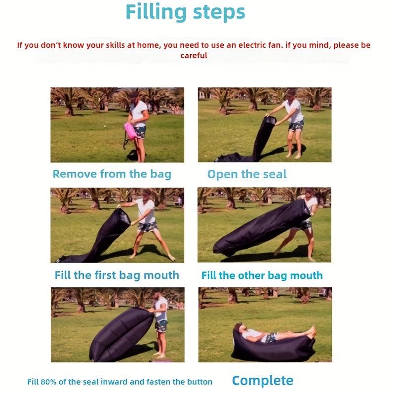 Nadmuchiwana Ławka Outdoor – Komfort i Wygoda na Każdą Przygód