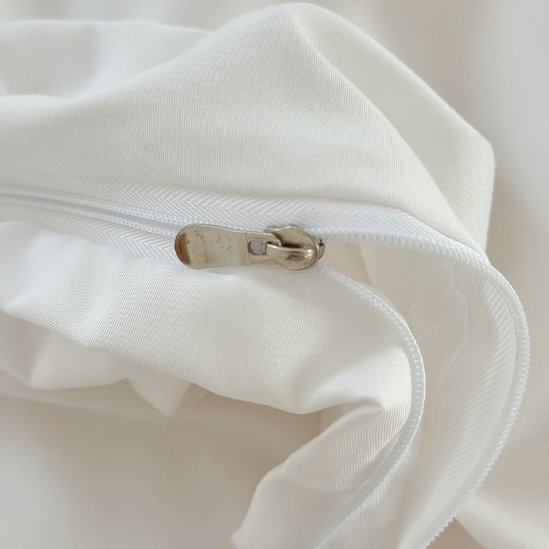 Bedding set with tufted pattern – Bedspread and pillowcases with large floral pattern