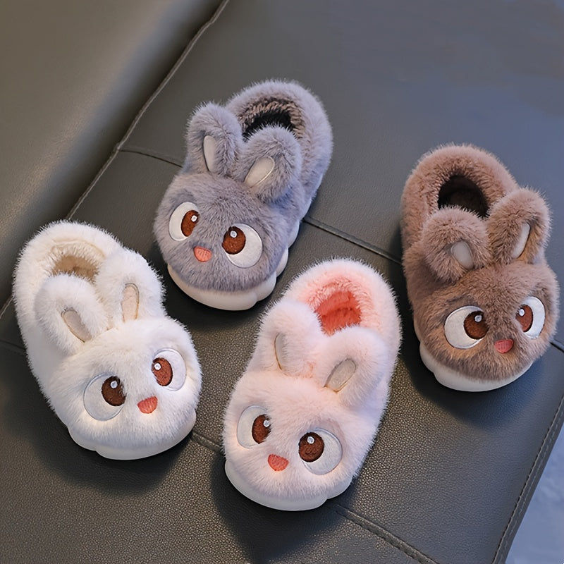 Fluffy Bunny Slippers for Children - For Comfortable Winter Days