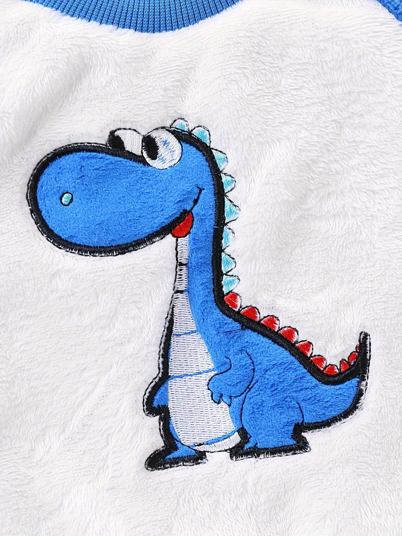 3-częściowy zestaw flanelowy dla niemowląt chłopców – idealny na zimne dni