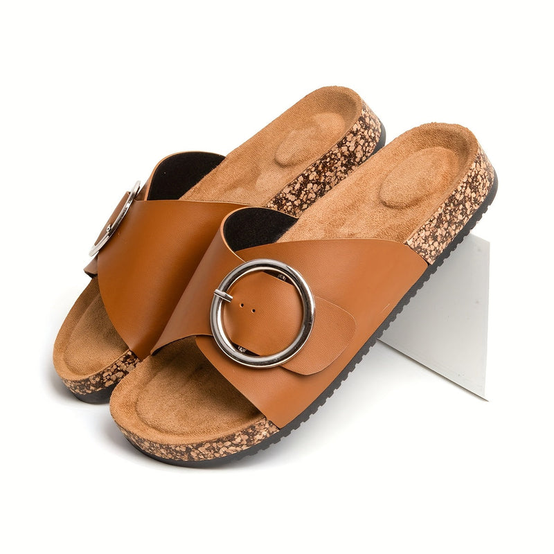 Nowoczesne Sandały Damskie z Metalowym Zapięciem – Wygodne i Stylowe na Każdą Porę Roku