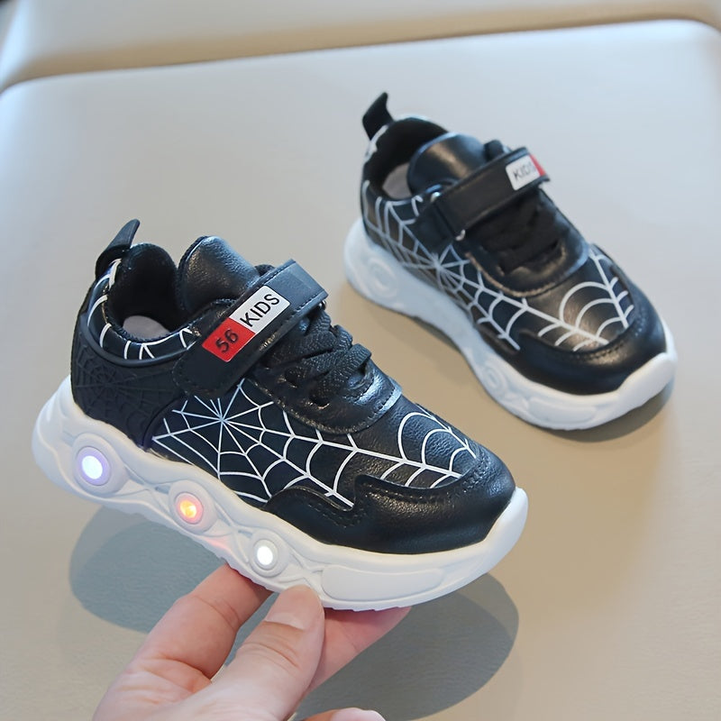 Sneakers LED Spider-Net - Dla Przygodowych Dzieci
