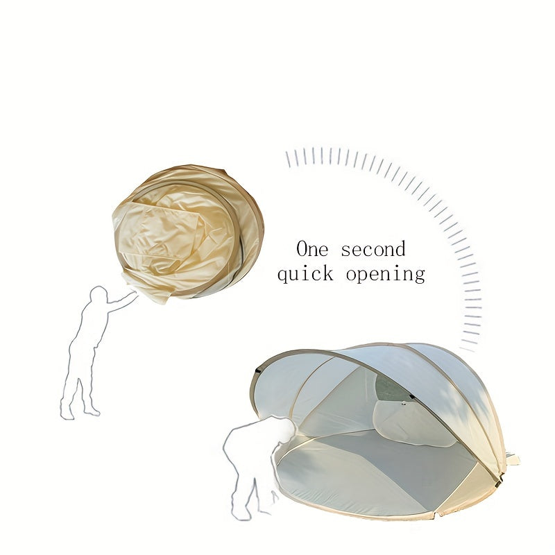 Składany Namiot Plażowy dla Dzieci – Szybka Instalacja i Doskonała Ochrona przed Słońcem