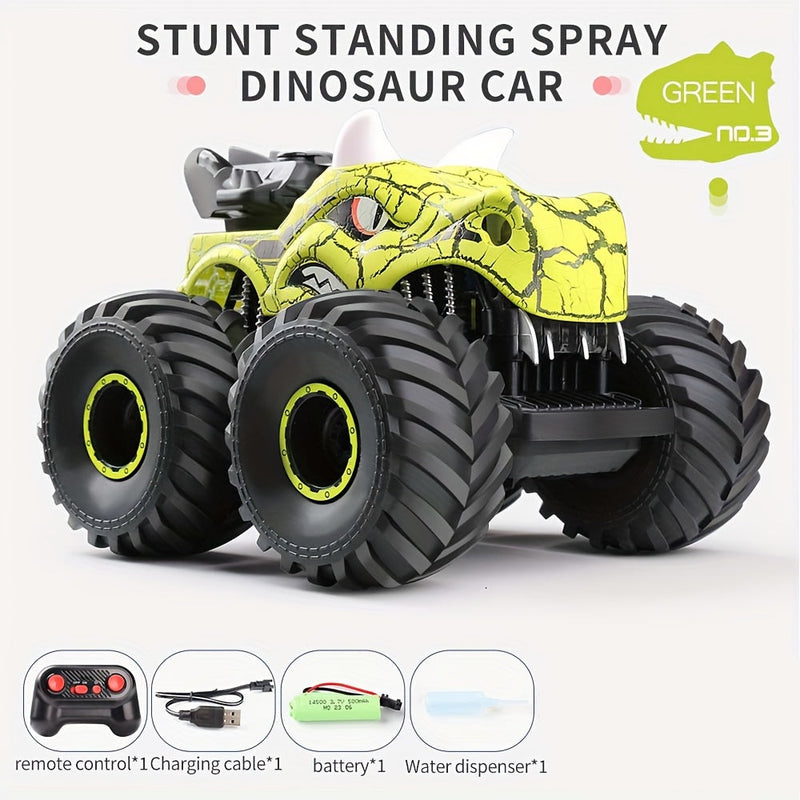 DinoBlaze Stuntauto - Spektakularny RC Monstertruck z Dymem i Światłem