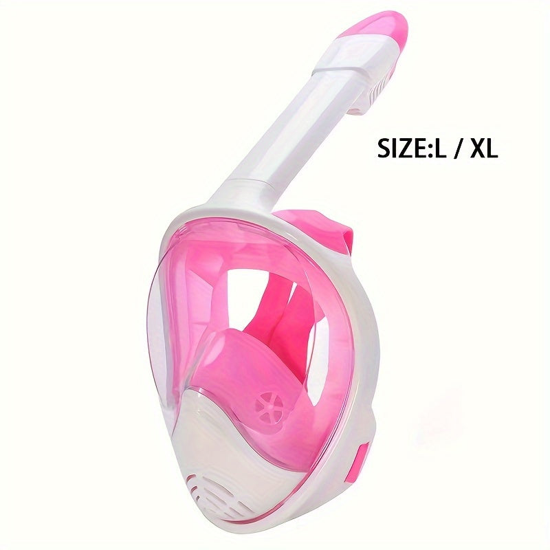 Maska do snorkellingu na pełną twarz – 180° panoramiczny widok i montaż kamery dla doskonałych doświadczeń pod wodą