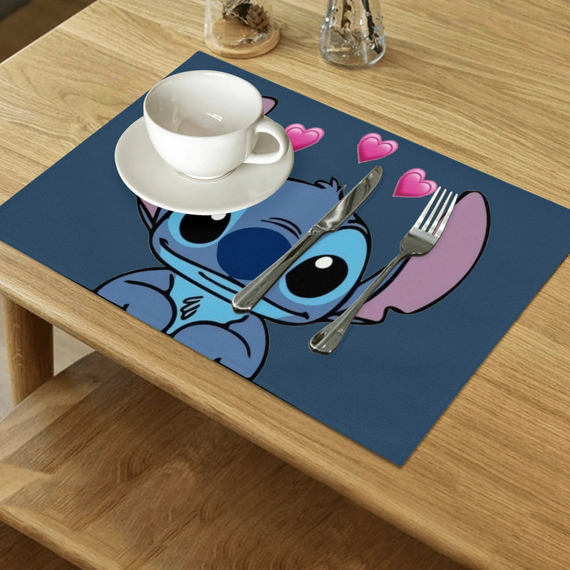 Disney Stitch Podkładka - Uroczy Kreskówka do Kuchni i Dekoracji Stołu