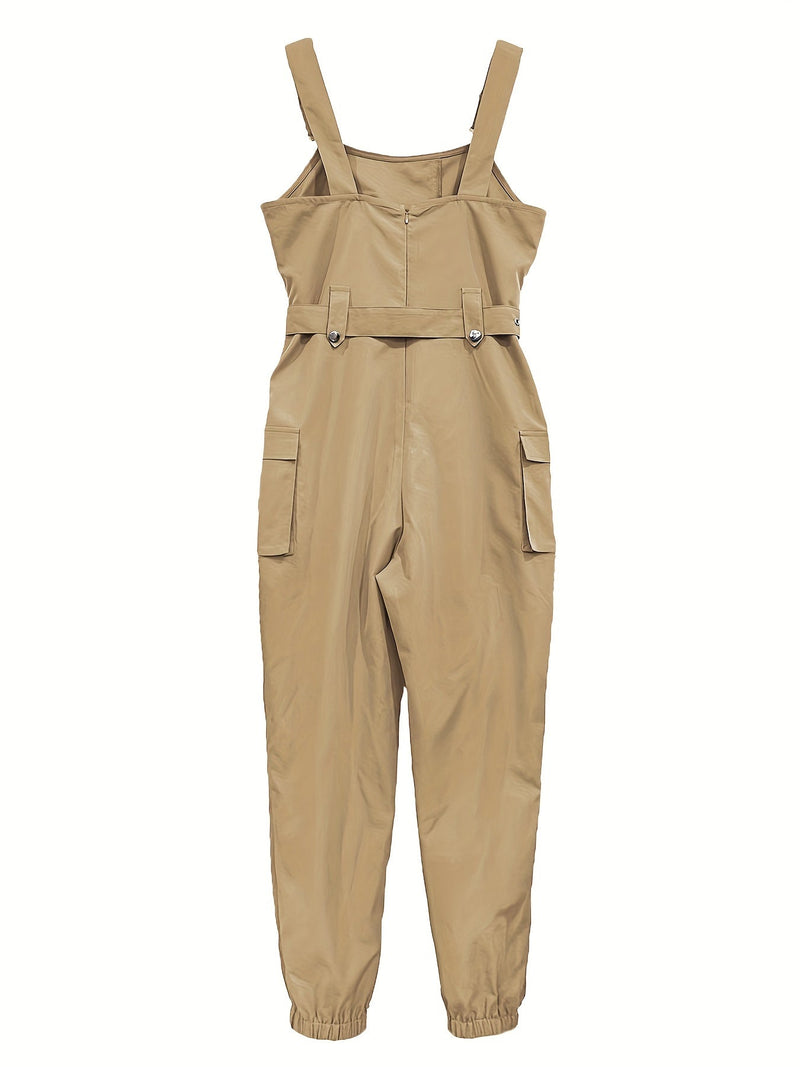 Effen Cargo Jumpsuit dla Dams – Bez Rękawów i Z Pasek dla Komfortu i Stylu