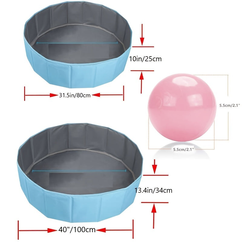 Basen z Piłkami Oceanicznymi FunZone - Kolorowa, Składana i Bezpieczna Zabawa dla Maluchów