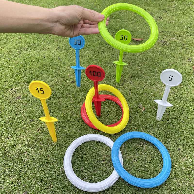 Colorful Ring Toss Set - For Joyful Outdoor Activities