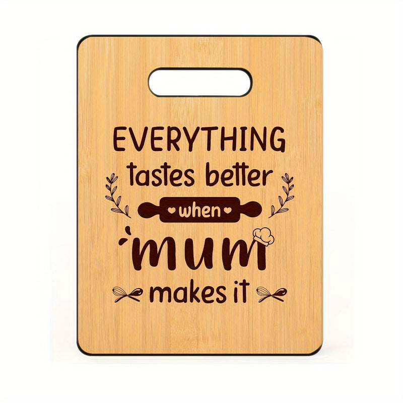 Tăietor de lemn cu mesaj – Cadou ideal de Ziua Mamei