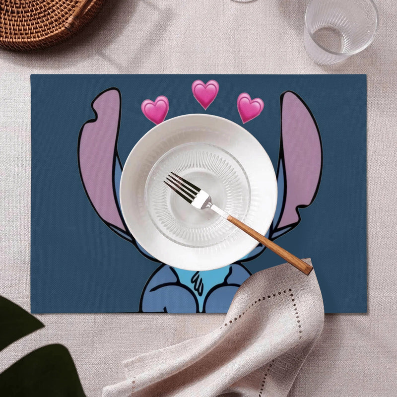 Disney Stitch Podkładka - Uroczy Kreskówka do Kuchni i Dekoracji Stołu