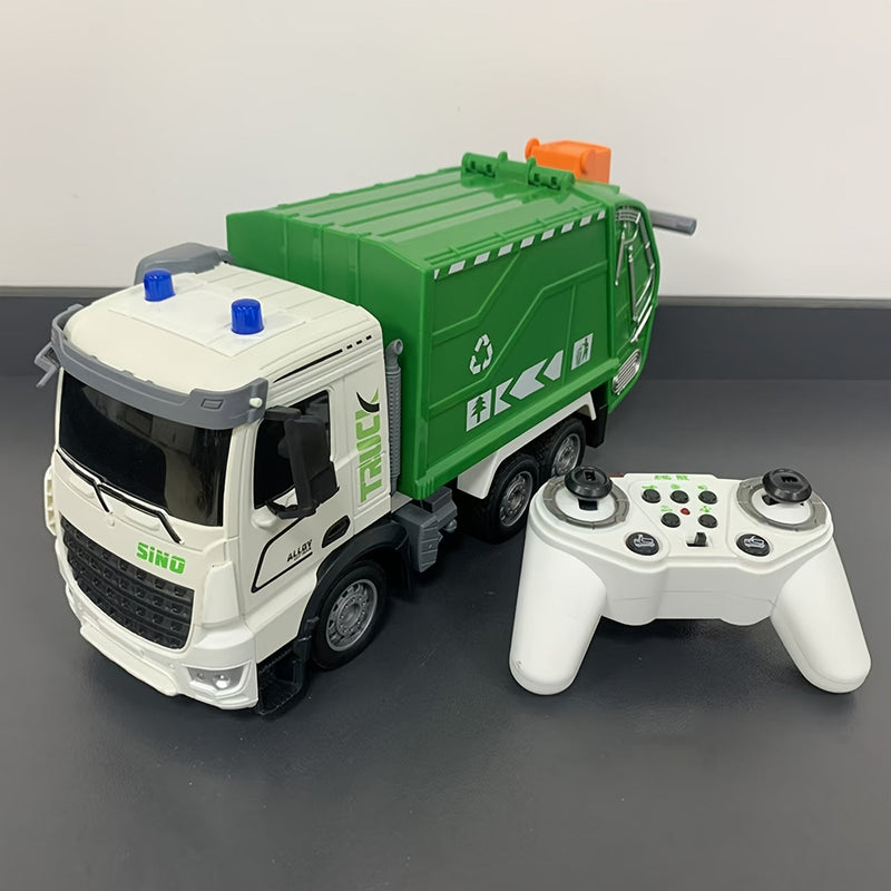 EcoTruck RC Śmieciarka - Realistyczna Zabawka z Efektami Światła i Dźwięku