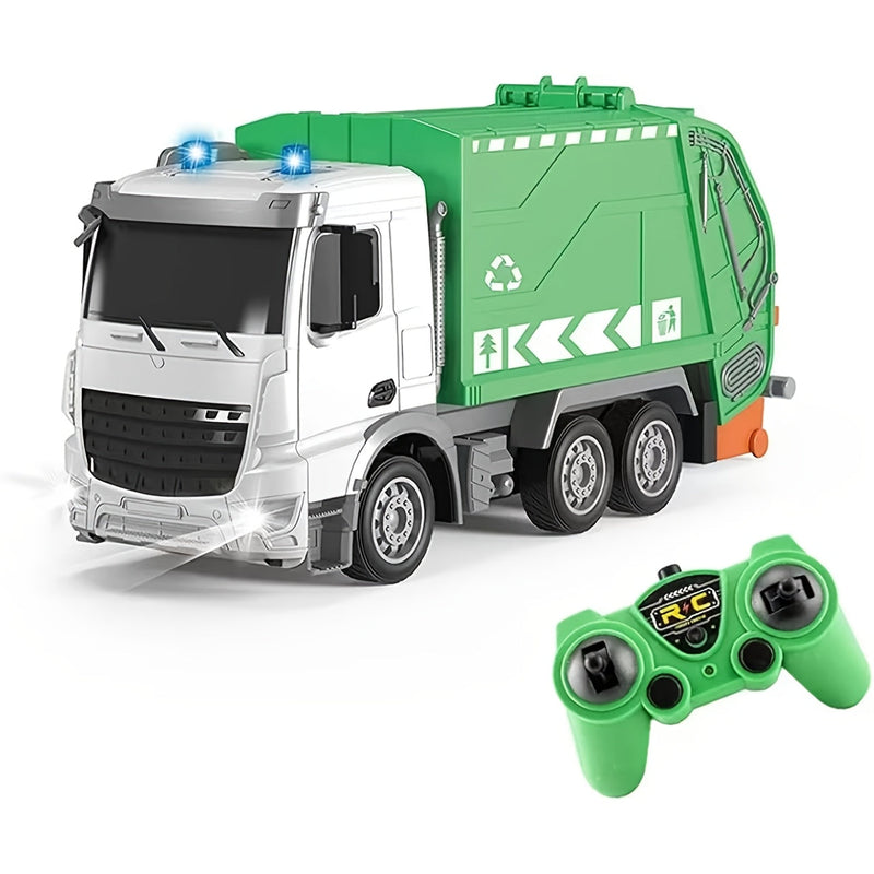 EcoTruck RC Śmieciarka - Realistyczna Zabawka z Efektami Światła i Dźwięku