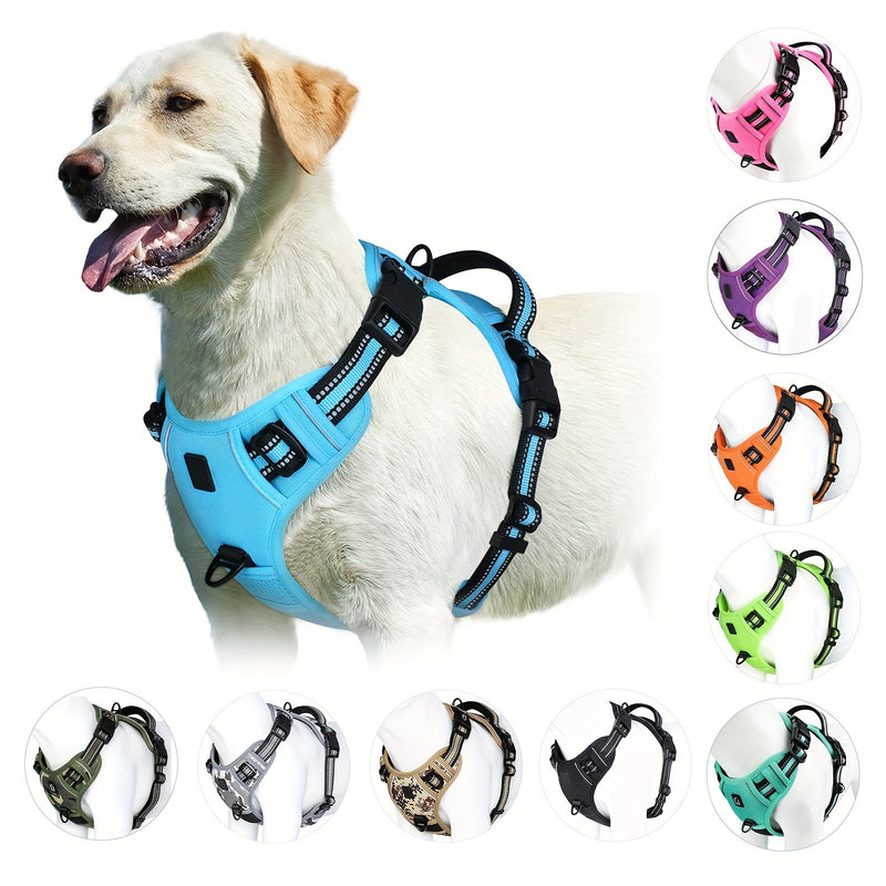 Reflective Harness for Dogs – Easy Walking and Training with Handle