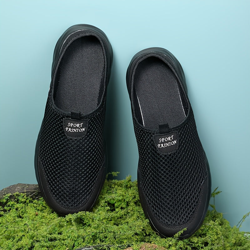 Men's Breathable Slip-On Shoes – Lightweight Mesh Comfort