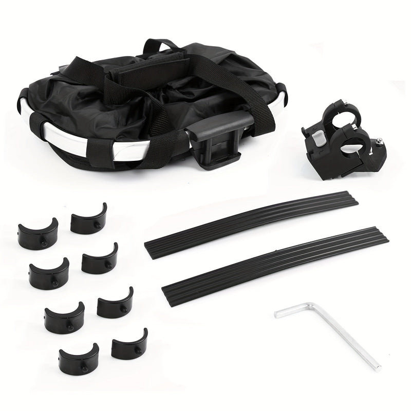 Coș pliabil pentru bicicletă – capacitate mare și rezistență solidă pentru biciclete și animale