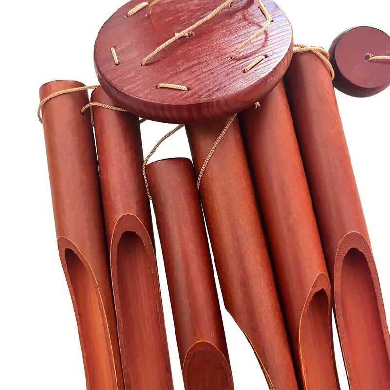 Handmade Bamboo Wind Chime – Ideal for Outdoor and Indoor Use with Relaxing Sounds