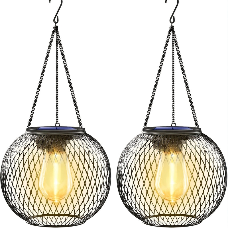 Wooden Solar Lamp for Garden – Ideal for Evening Lighting in the Garden