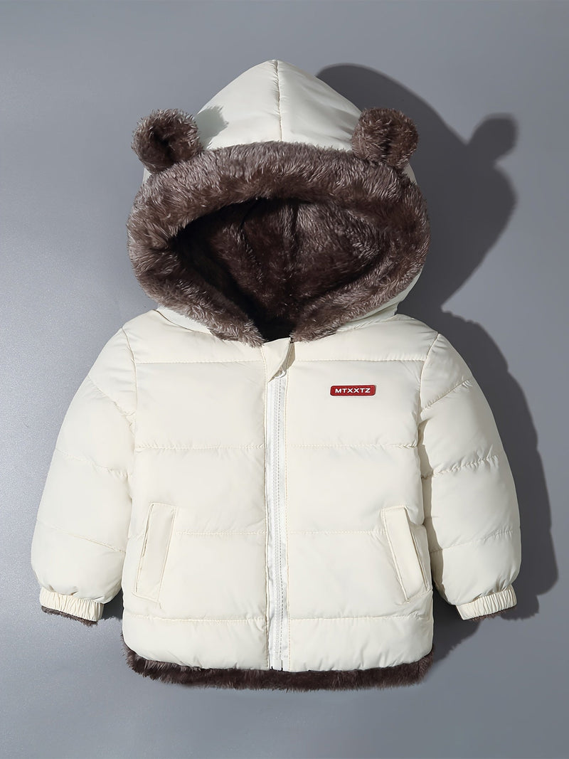 Pluszowy Miś – Zimowa Kurtka dla Przygodowych Dzieci