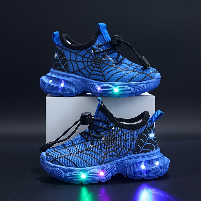 SpinnenWeb LED Sneakers - Lśniące Przygody dla Dzieci
