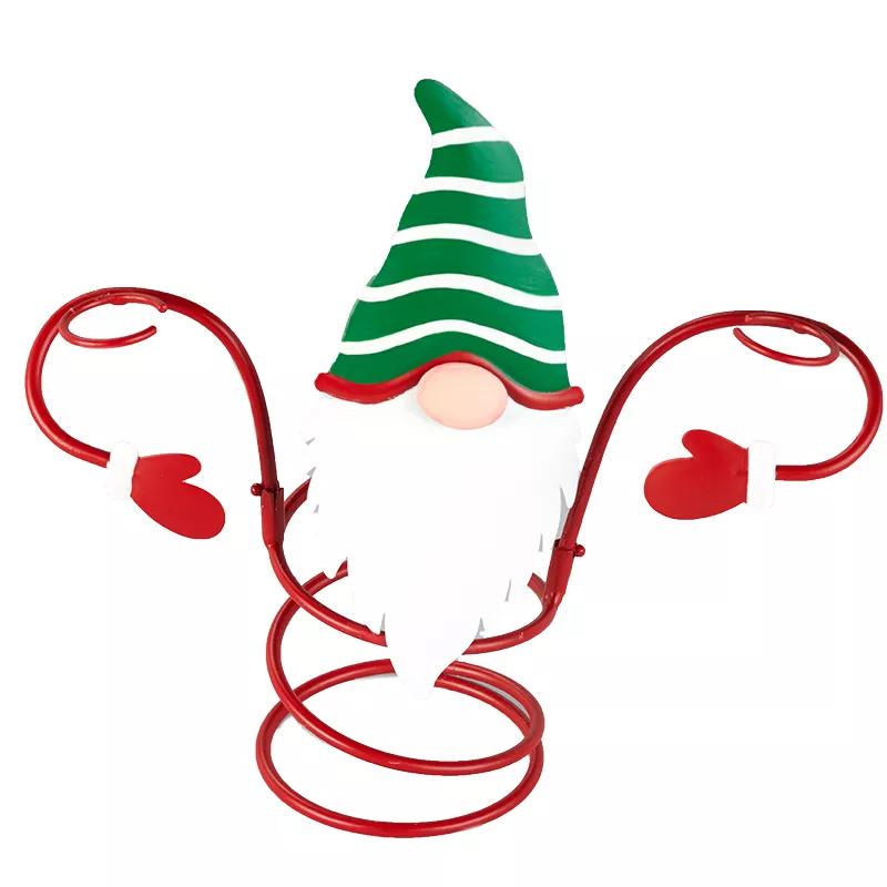 Farmec de Crăciun – Suport pentru Pahare de Vin – Design cu Moș Crăciun și Om de Zăpadă pentru Mesele de Sărbători