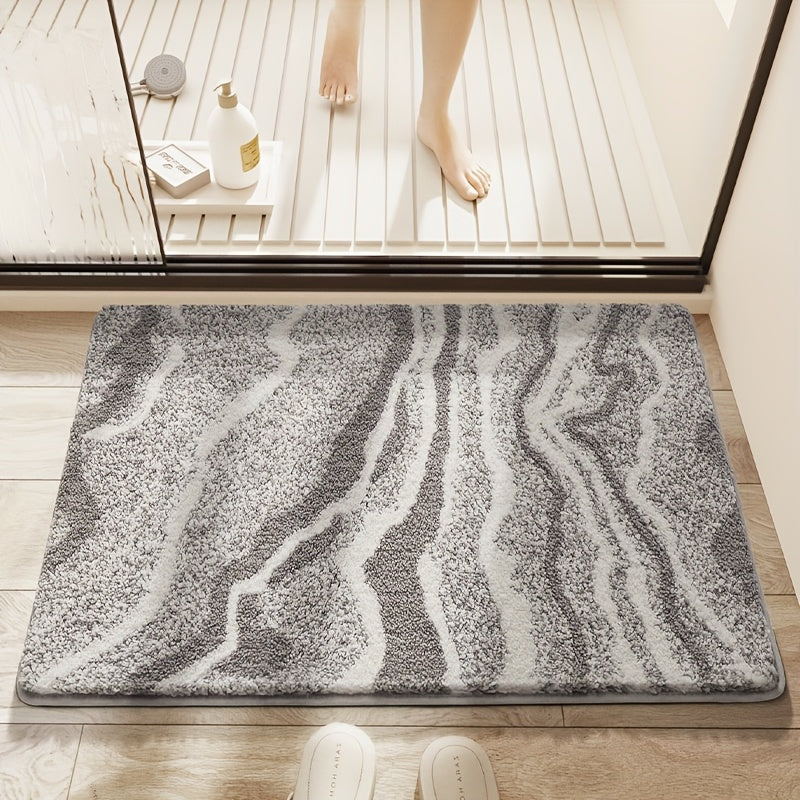 Puchaty Dywanik Łazienkowy – Chłonny i Miękki do Łazienki lub Kuchni