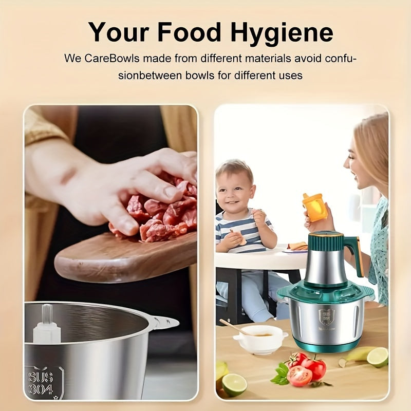 Mocna Maszynka do Mięsa i Krojenia Warzyw ze Stali Nierdzewnej – Wielofunkcyjne Urządzenie Kuchenne