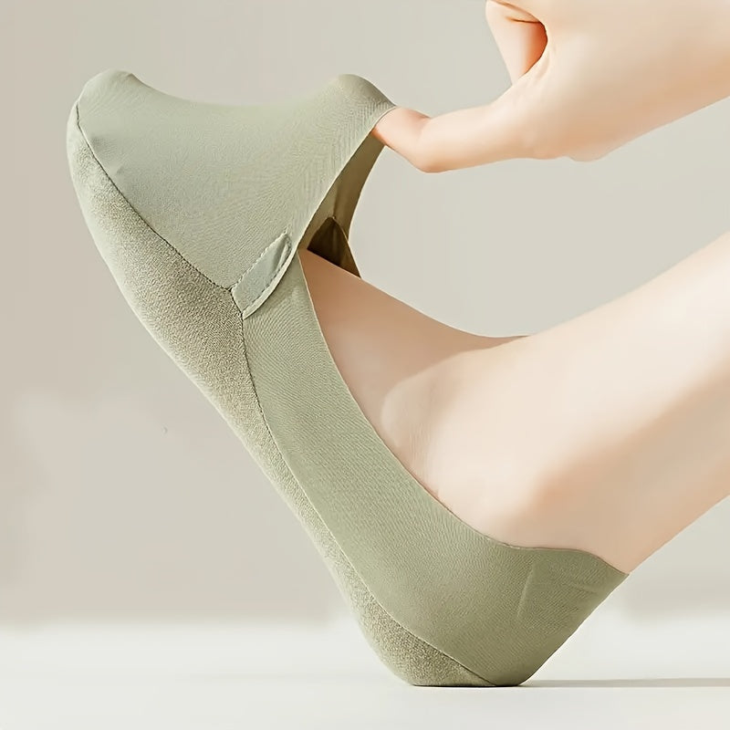 5 par skarpetek Ice Silk – Oddychające i Antypoślizgowe Niewidoczne Skarpetki dla Kobiet