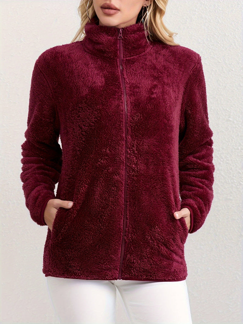 Sanne Teddy Fleece Kurtka - Miękka i Wygodna na Zimne Dni