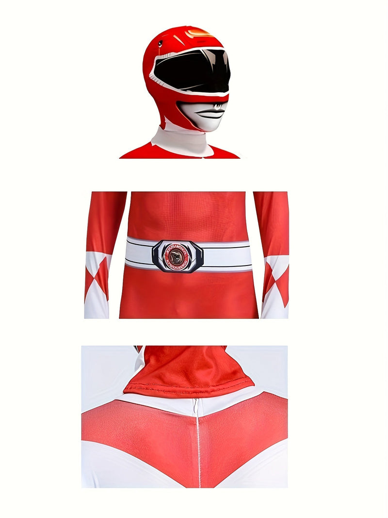 Kostium Power Ranger – Cosplay Czerwonego Rangera dla Dzieci