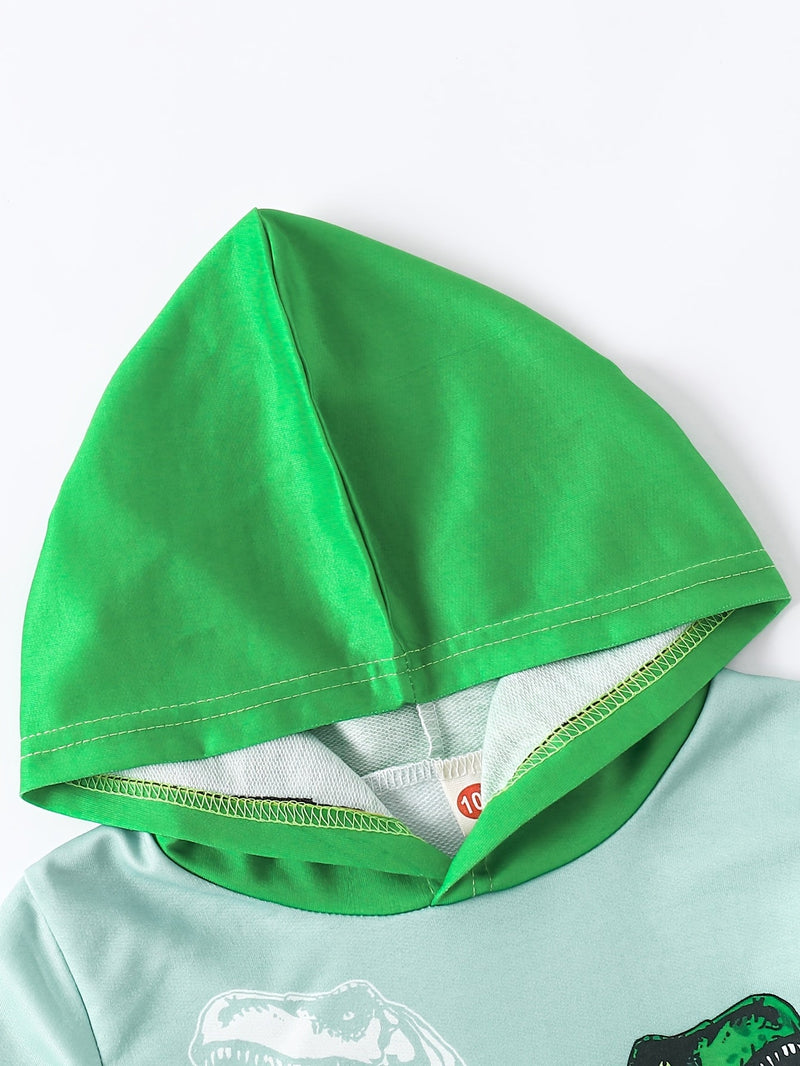 Set Hoodie and Pants Dino Print – Comfortable and Stylish for Boys