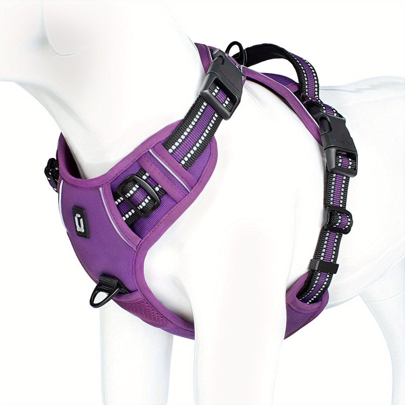 Reflective Harness for Dogs – Easy Walking and Training with Handle