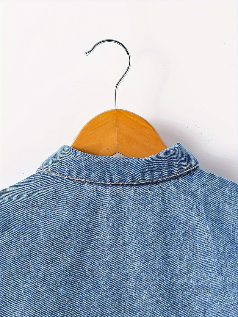 Casual Ripped Denim Kurtka i Spodnie – Idealne dla Przygodowych Chłopców