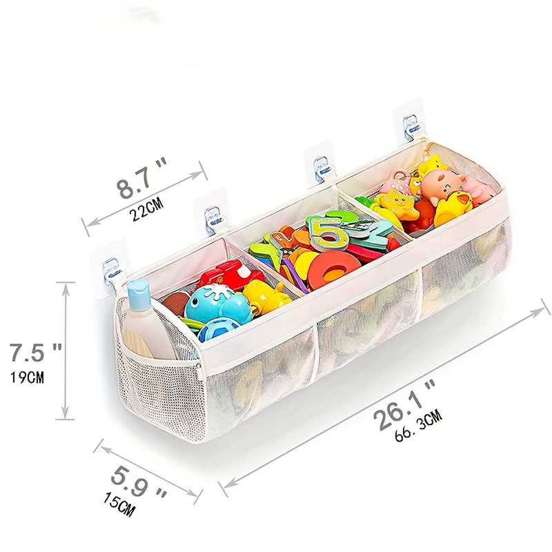Organizer na zabawki do kąpieli z siateczki - Idealny do porządkowania