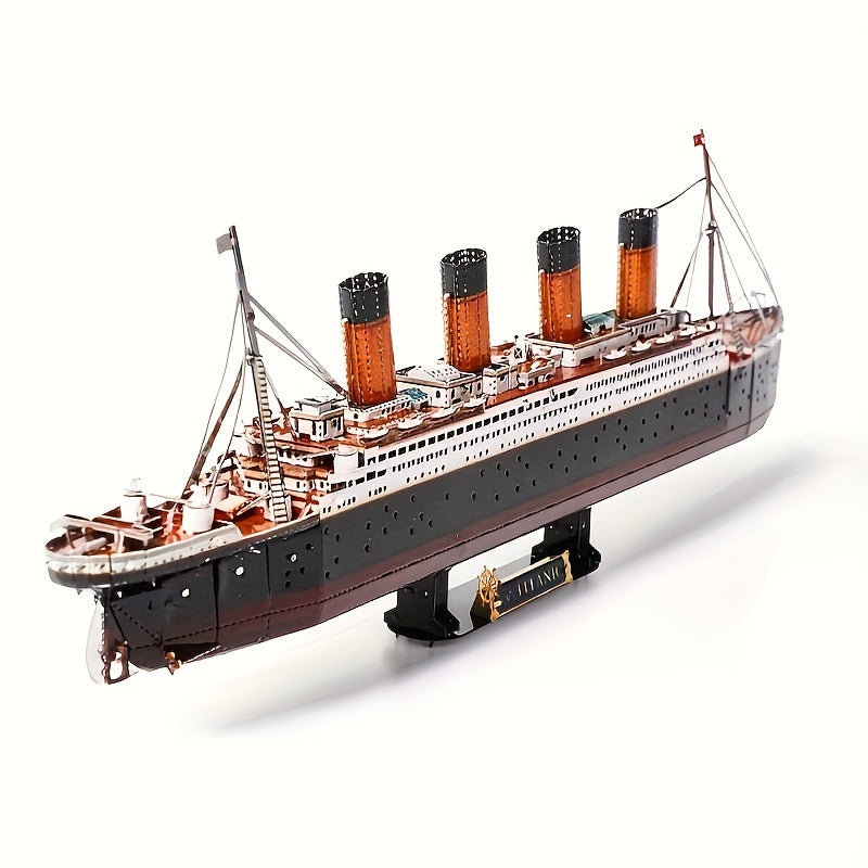 Titanic 3D Metalowy Zestaw Modelarski – Szczegółowy Model DIY dla Kreatywnych Pasjonatów