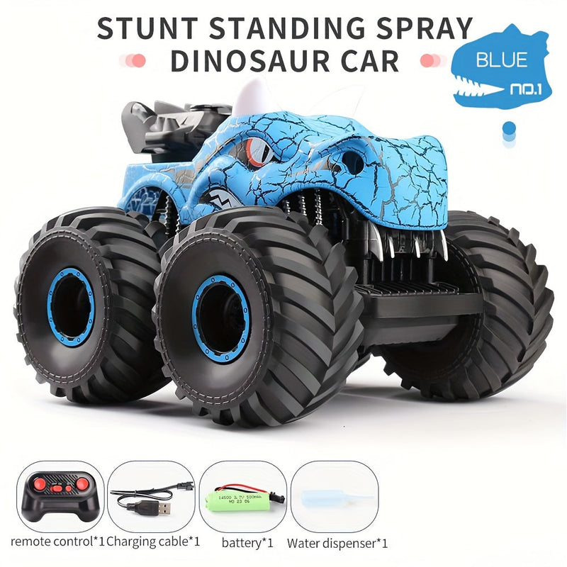 DinoBlaze Stuntauto - Spektakularny RC Monstertruck z Dymem i Światłem