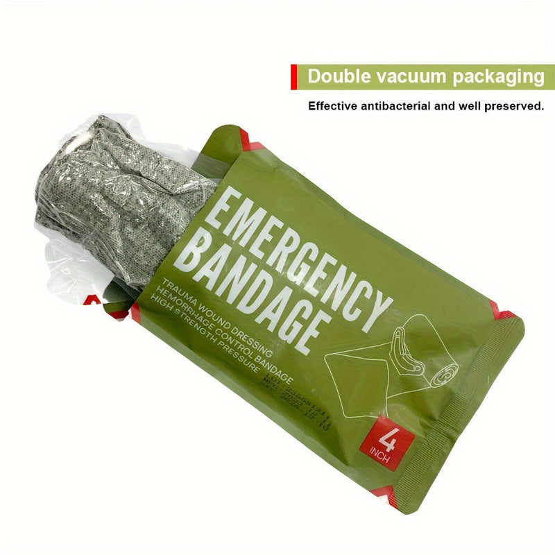 Elastyczny opatrunek pierwszej pomocy z sterylną wkładką na rany – Uniwersalny do użytku na świeżym powietrzu i w domu
