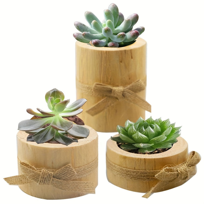 Wooden Warmer with Jute Cord – Rustic Decoration for Home and Garden