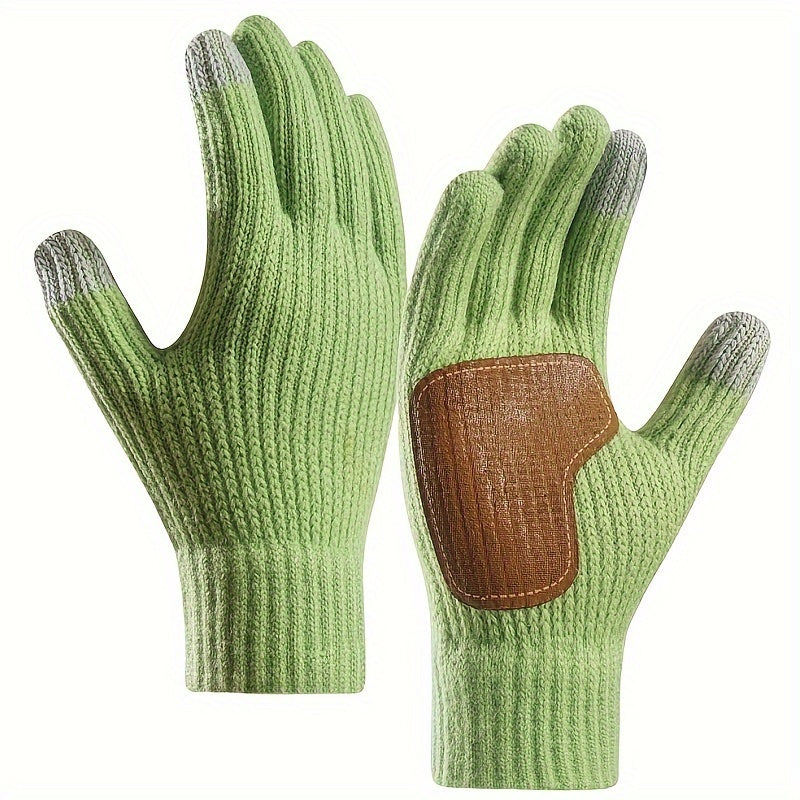 Wesoły Zestaw Zimowy - Czapka, Szalik i Rękawiczki dla Par