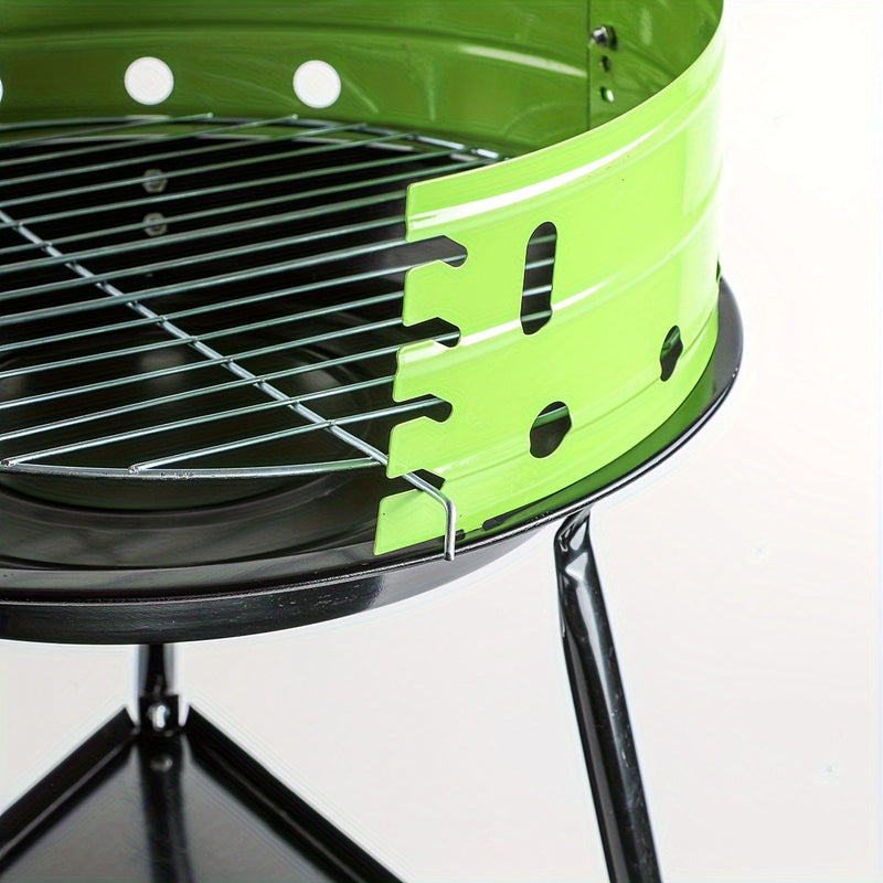 Portable Outdoor Metal Grill – Detachable, Lightweight and Ideal for Camping or Garden