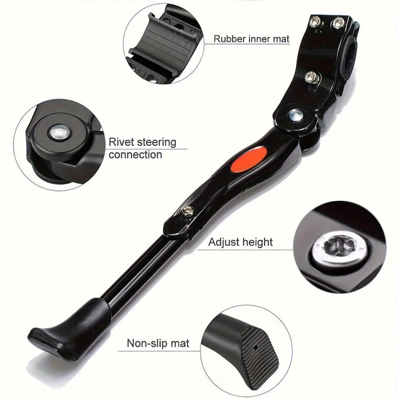 Suport Reglabil pentru Bicicletă – Suport Lateral Solid pentru Parcare Stabilă