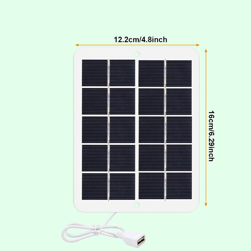 Panou Solar Portabil cu USB – Energie Oriunde și Oricând