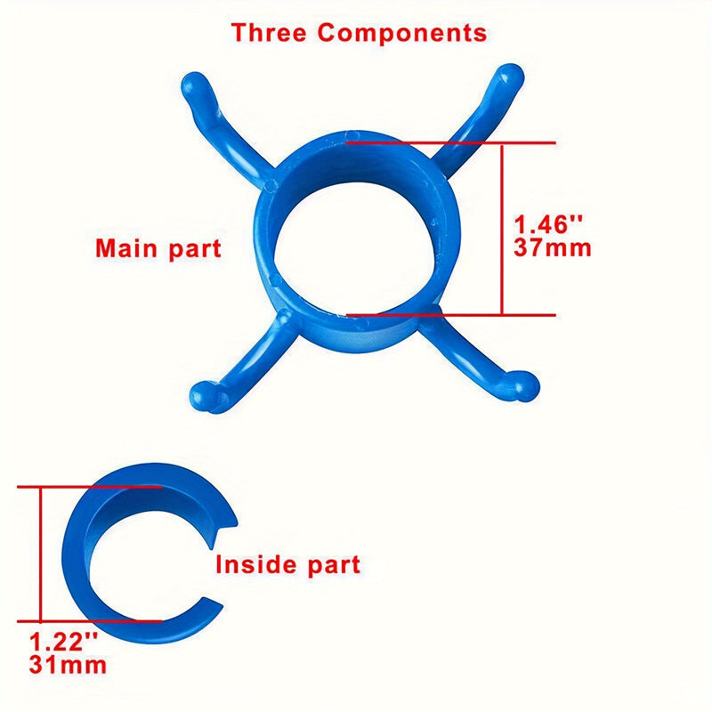 Regulowany Hak na Parasol Plażowy – Przydatny do Ręczników, Torb i Kapeluszy podczas Twoich Przygód na Świeżym Powietrzu