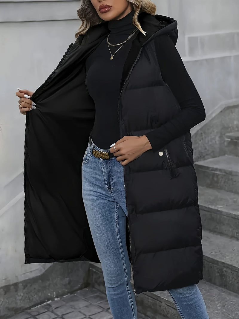 Eva Puffy Vest - Stylowy i Ciepły dla Kobiet na Jesień i Zimę