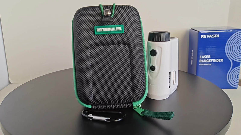 Măsurător Avansat al Distanței pentru Golf - Măsurători Precise cu Compensare a Înclinării și Notificare Vibrantă