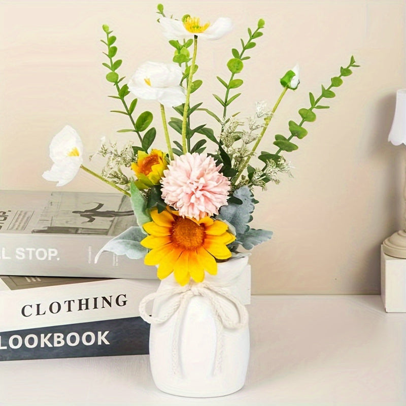 Boho Geometrical Decorative Vase – Idealna do Wiosennych i Wielkanocnych Dekoracji