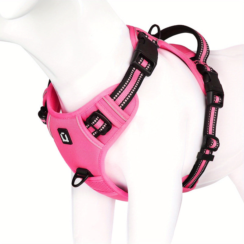 Reflective Harness for Dogs – Easy Walking and Training with Handle