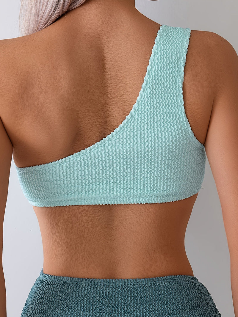 Elegancki Kostium Kąpielowy Damski na Jedno Ramię – Komfort i Design